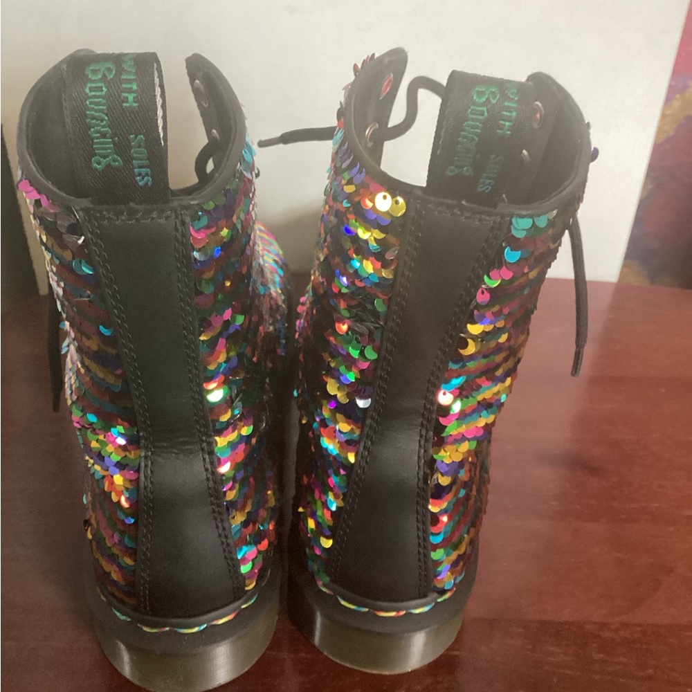 Dr Martens 1460 Farrah Glitter Bootie - Picture 4 of 5